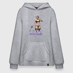 Толстовка-худи оверсайз Lust Goddess Lorraine, цвет: меланж