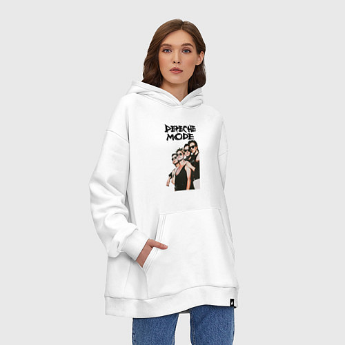 Худи оверсайз Depeche Mode Violator 3 / Белый – фото 3