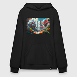 Худи оверсайз Планета фантастика