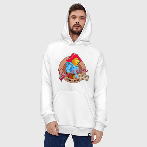 Худи оверсайз Paddington Bear / Белый – фото 4