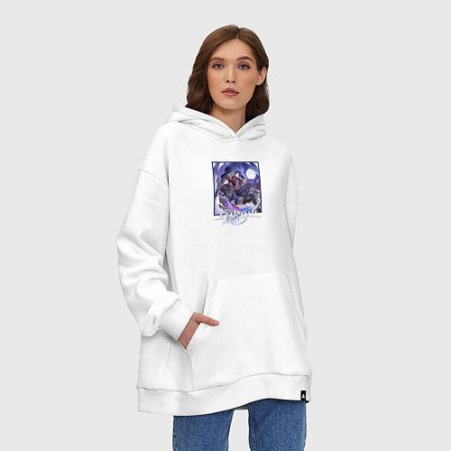 Худи оверсайз Сампо / Белый – фото 3