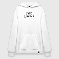 Худи оверсайз Lord of the drinks logo