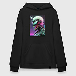 Худи оверсайз Ребрендинг ядовитой слизи в киберпанк