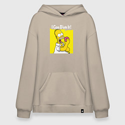 Худи оверсайз Гомер с пончиком