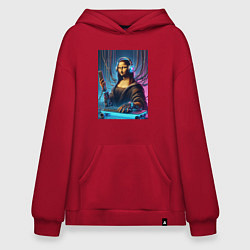 Худи оверсайз Mona Lisa cyberpunk - fantasy