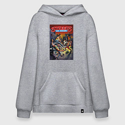 Худи оверсайз Обнаженный кулак - улицы ярости