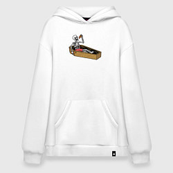 Худи оверсайз Death pizza