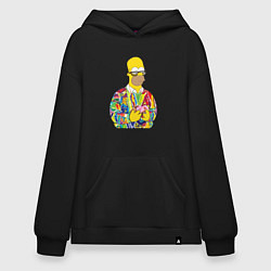 Худи оверсайз Красочный Гомер