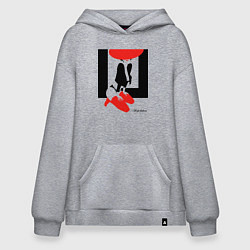 Худи оверсайз Девушка в красной шляпе