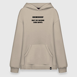 Худи оверсайз Инженер шарит