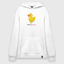 Худи оверсайз Работаю сутками - выгорание