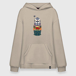 Худи оверсайз Матрешка шлем штурмовика