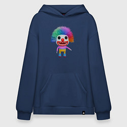 Худи оверсайз Cartoon clown colorful