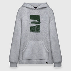 Худи оверсайз Спорткар в гранж стиле