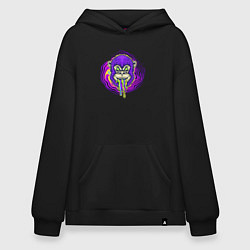 Худи оверсайз Purple monkey