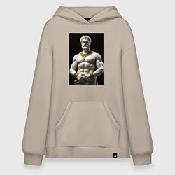 Худи оверсайз Античный герой с цепочкой