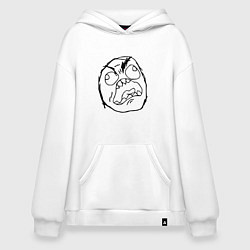 Худи оверсайз Рейдж фейс мем