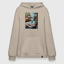 Худи оверсайз Rick Sanchez is a hippie from New York