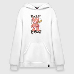 Худи оверсайз Медведь рокер