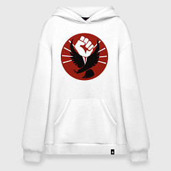 Толстовка-худи оверсайз Рассказ служанки - Gilead Liberation Army, цвет: белый