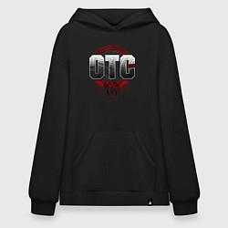 Толстовка-худи оверсайз Roman Reigns otc wwe logo, цвет: черный