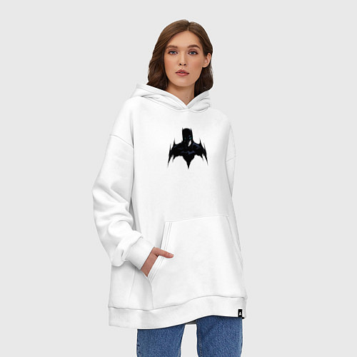 Худи оверсайз Batman dark / Белый – фото 3
