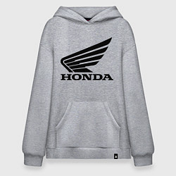 Толстовка-худи оверсайз Honda Motor, цвет: меланж