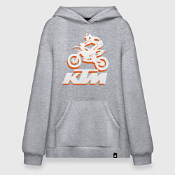 Худи оверсайз KTM белый