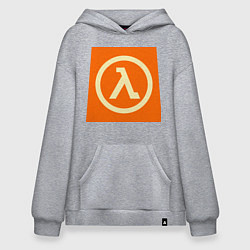 Толстовка-худи оверсайз Half-Life, цвет: меланж
