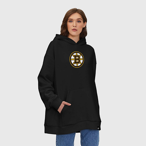 Худи оверсайз Boston Bruins / Черный – фото 3