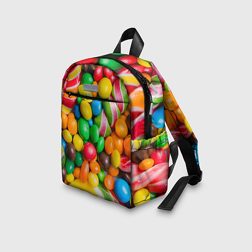 Детский рюкзак Сладкие конфетки / 3D-принт – фото 3