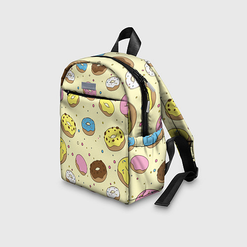 Детский рюкзак Сладкие пончики / 3D-принт – фото 3