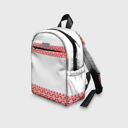 Детский рюкзак Славянский орнамент (на белом) / 3D-принт – фото 3