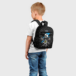 Детский рюкзак Кот байкер, цвет: 3D-принт — фото 2