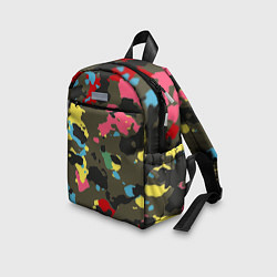 Детский рюкзак Цветной камуфляж, цвет: 3D-принт — фото 2