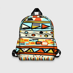 Детский рюкзак Узор Африки, цвет: 3D-принт