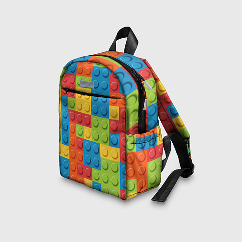 Детский рюкзак Лего конструктор / 3D-принт – фото 3