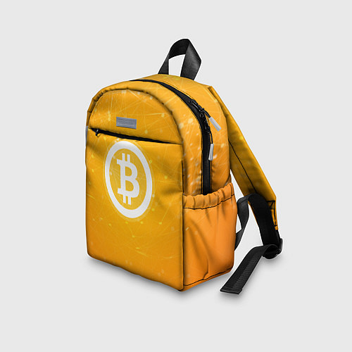 Детский рюкзак Bitcoin Orange / 3D-принт – фото 3