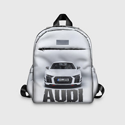 Детский рюкзак Audi серебро, цвет: 3D-принт