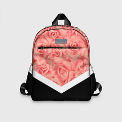 Детский рюкзак Розовые розы, цвет: 3D-принт