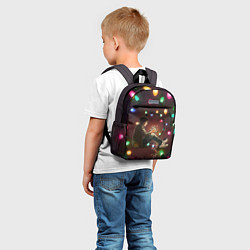 Детский рюкзак Парень с лампочками, цвет: 3D-принт — фото 2