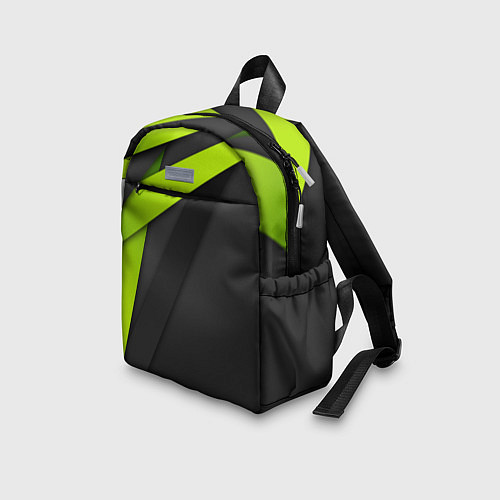 Детский рюкзак Спортивная геометрия 6 / 3D-принт – фото 3