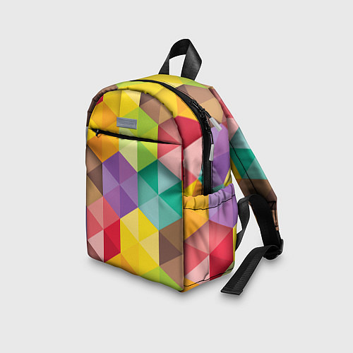 Детский рюкзак Цветные зонтики / 3D-принт – фото 3