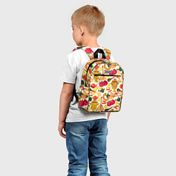 Детский рюкзак Народная кухня, цвет: 3D-принт — фото 2