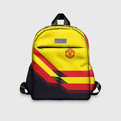 Детский рюкзак Man United FC: Yellow style, цвет: 3D-принт