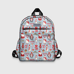 Детский рюкзак Рождественская Милота, цвет: 3D-принт