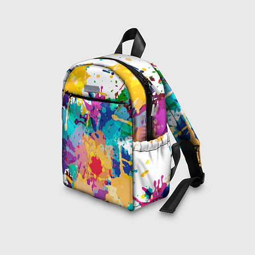 Детский рюкзак Пятна краски / 3D-принт – фото 3