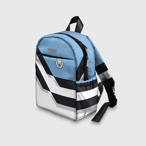 Детский рюкзак Manchester City FC: White style / 3D-принт – фото 3