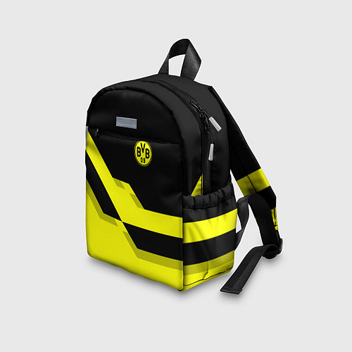 Детский рюкзак BVB FC: Yellow style / 3D-принт – фото 3
