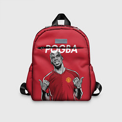 Детский рюкзак FC MU: Pogba цвета 3D-принт — фото 1
